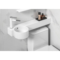 Ceramic Hand Basin White Bathroom Sink 700mm A177 Left